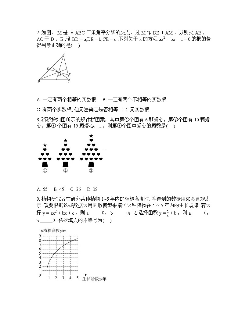 山东省威海市威海经济技术开发区皇冠中学2025-2026学年九年级下学期3月月考数学试题含答案第3页