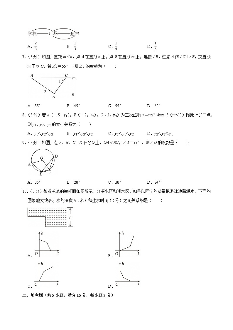 2026年辽宁省沈阳市中考模拟数学自编试卷含答案第2页