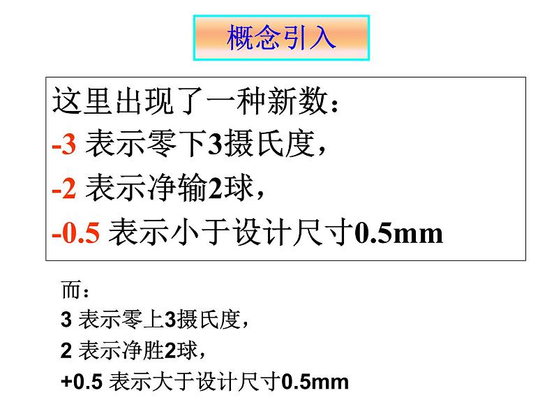 数学人教版七上：1.1正数和负数 课件05