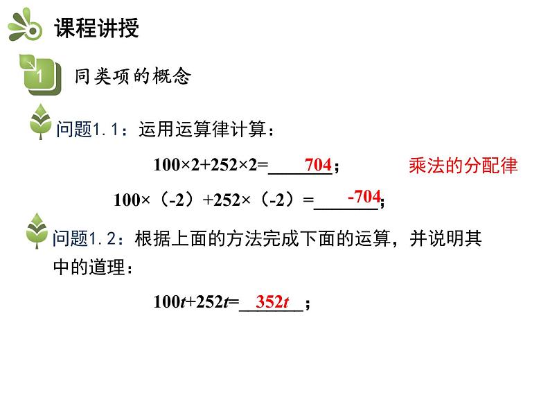 第二章 整式的加减 课件04