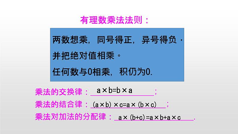 2019年秋北师大版七年级上册数学第2章2.7有理数的乘法第5页