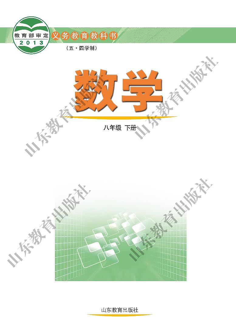 鲁教版数学（五四学制）八年级下册电子教材第2页