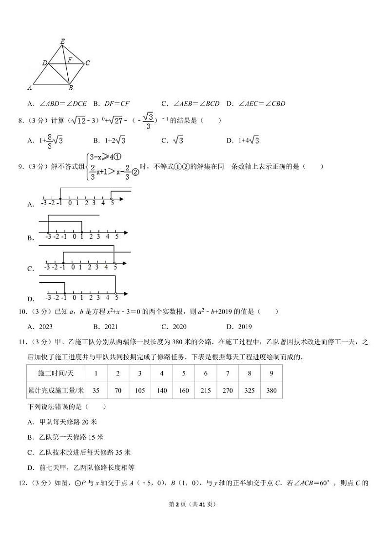2019年山东省威海市中考数学试卷02