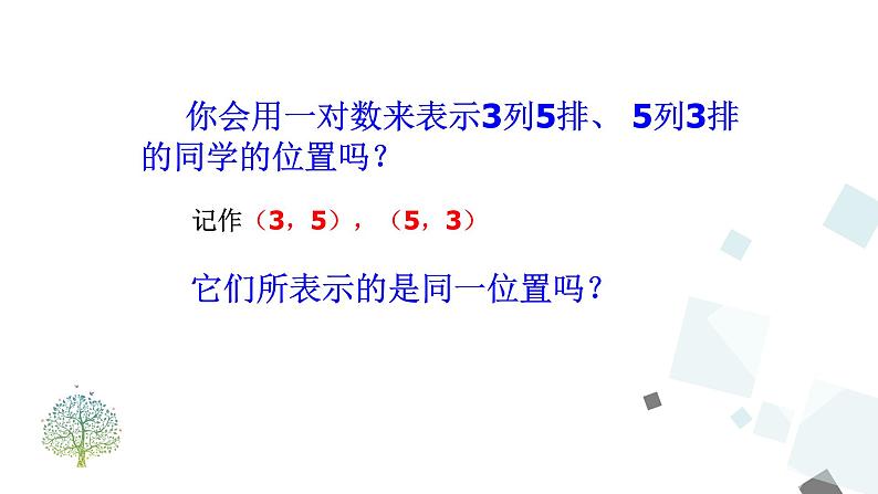 7.1.1 有序数对 PPT课件 - 人教版七下08