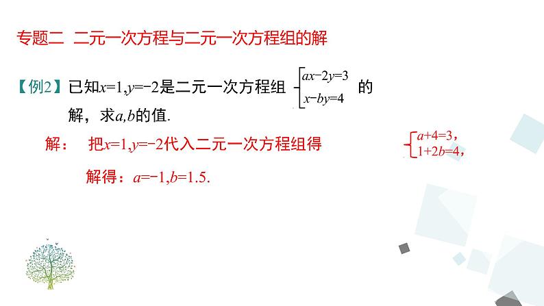 第八章  二元一次方程组小结与复习 PPT课件 - 人教版七下06