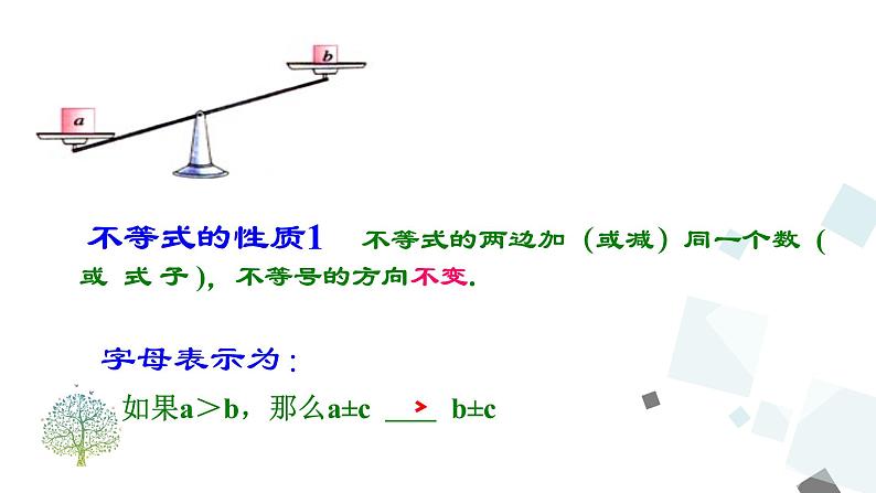 9.1.2 不等式的性质 PPT课件 - 人教版七下07