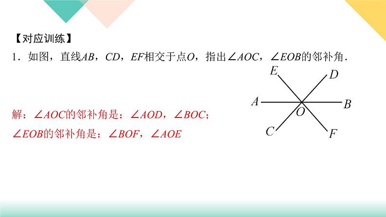 5.易错课堂(一)　相交线与平行线 PPT课件 - 人教版七下04