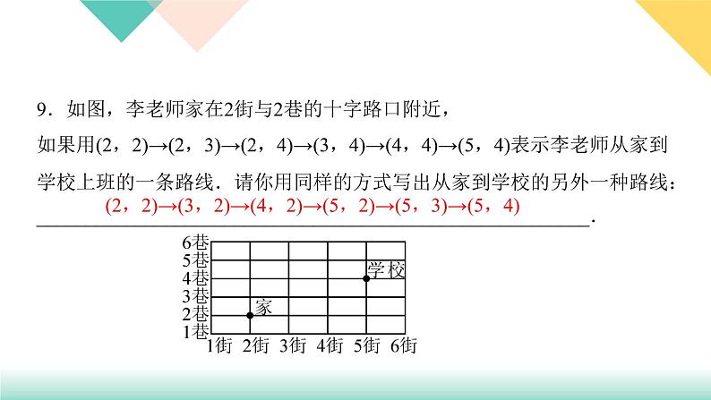 7．1.1　有序数对-(课堂训练课件)08