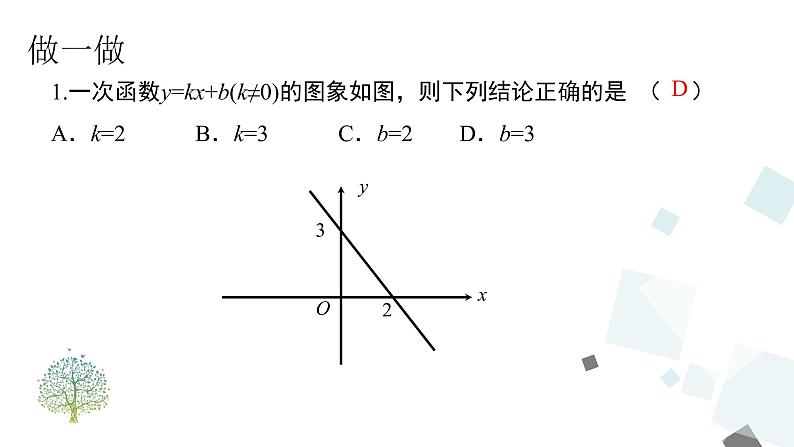 19.2.2 第3课时 用待定系数法求一次函数解析式 课件07