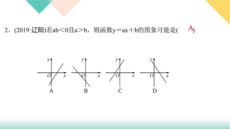 19．2.2　一次函数第2课时　一次函数的图象和性质-（课堂训练课件）04