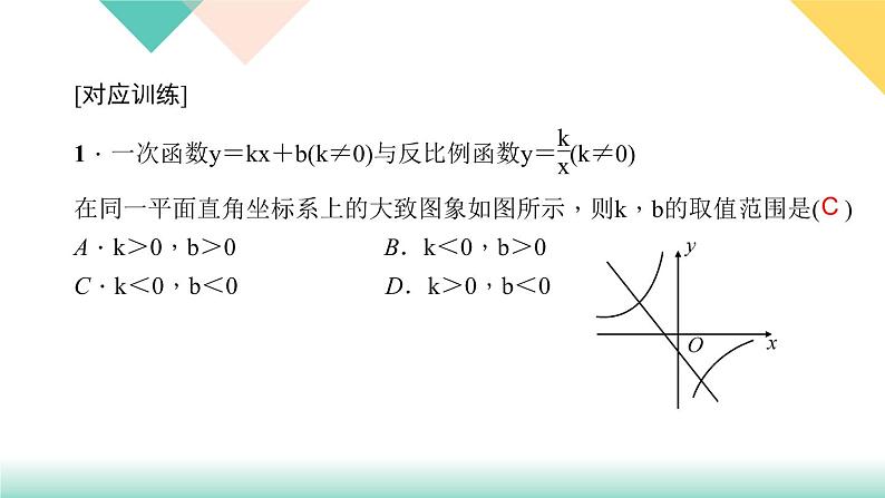 26.专题课堂(二)　反比例函数的综合应用-（课堂训练课件）05