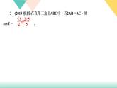 28.章末复习(三)　锐角三角函数-（课堂训练课件）