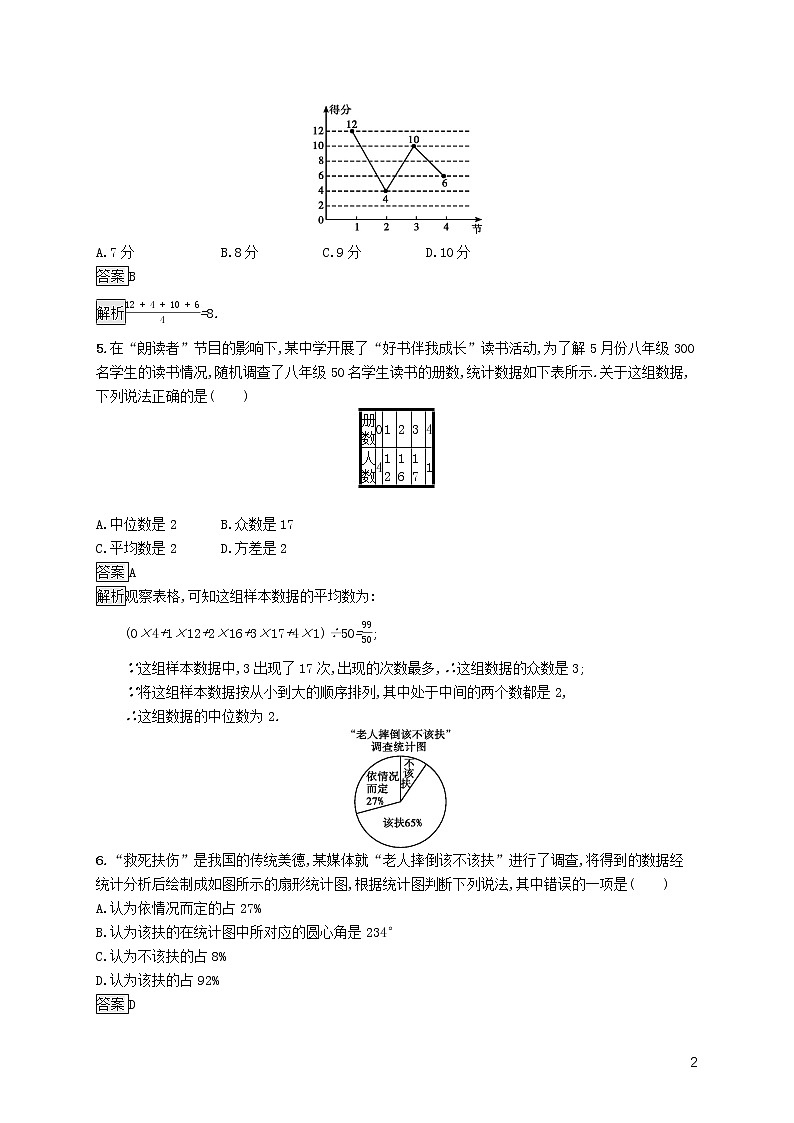 2020年中考数学一轮复习专题七：统计与概率测试02