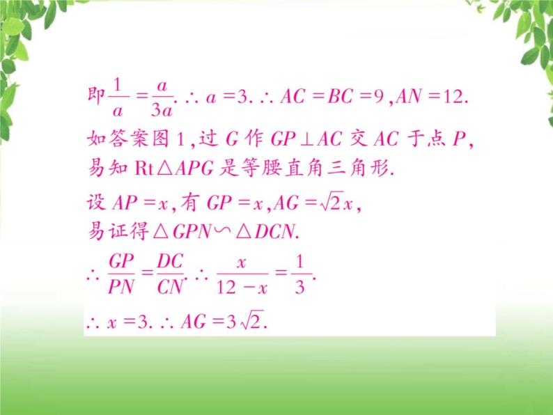 中考数学强化训练：几何的计算与证明（二）04