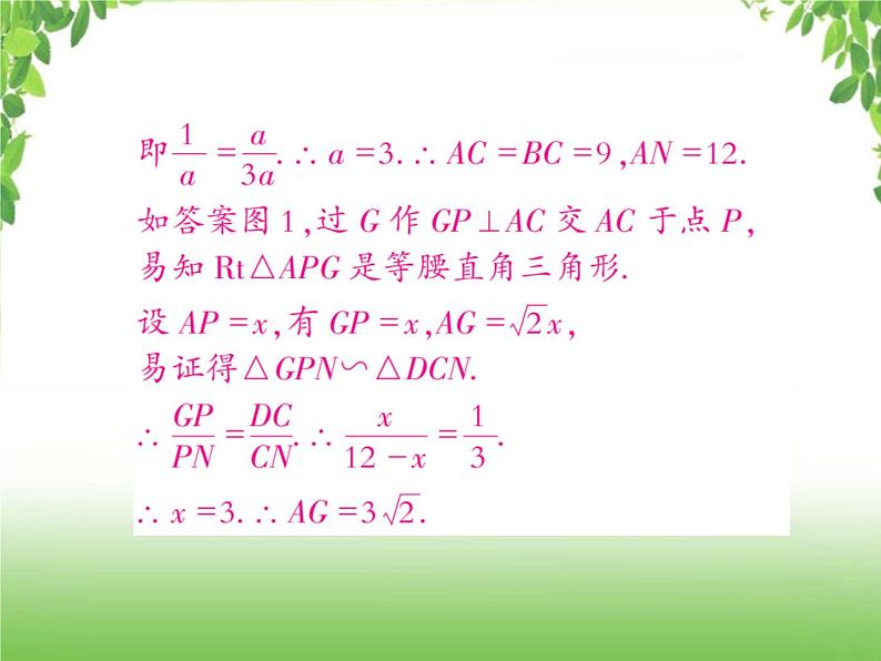 中考数学强化训练：几何的计算与证明（二）04