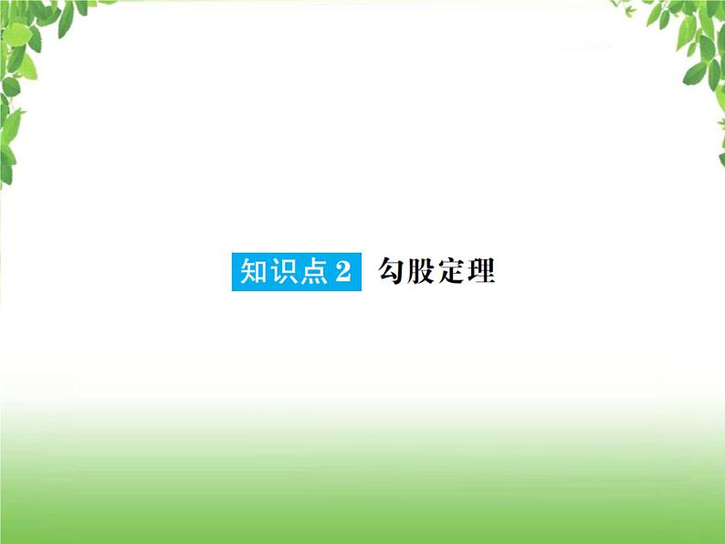 中考数学一轮复习考点梳理课件：4.21 直角三角形与勾股定理第4页