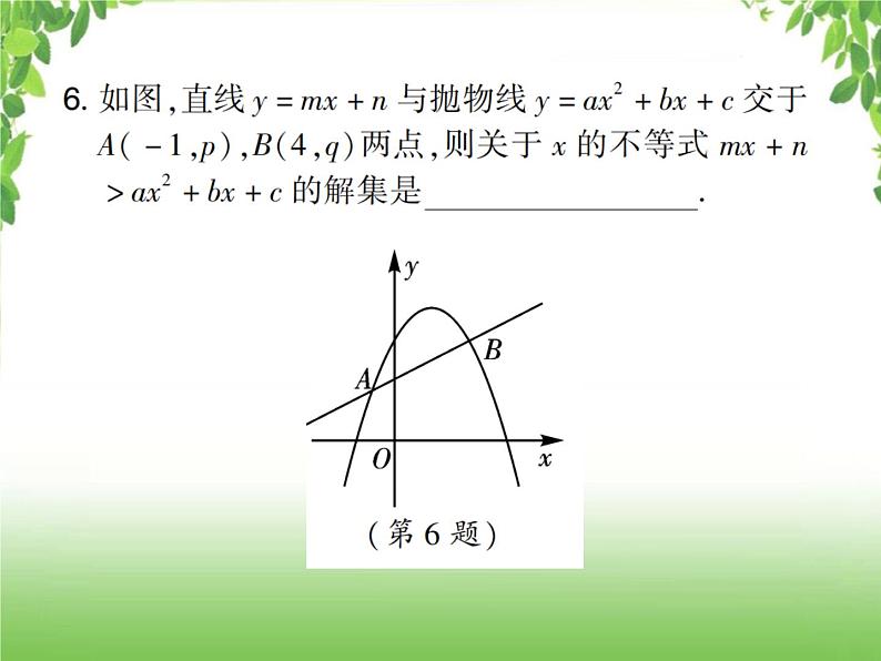 中考数学考点集训练习 3.14 二次函数的图象和性质（二）05