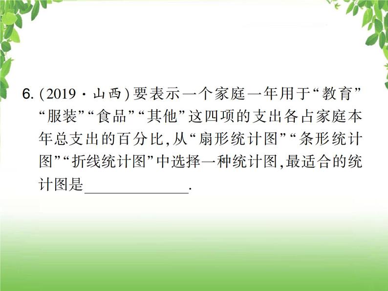 中考数学考点集训练习 6.32 统计07