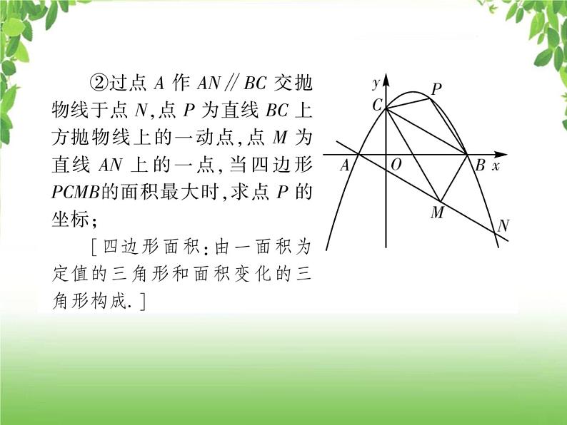 中考数学二轮专题突破课件：专题七 7.4 几何图形的面积、周长最值05