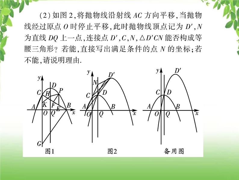 中考数学二轮专题突破课件：专题七 7.7 二次函数中的存在性问题03