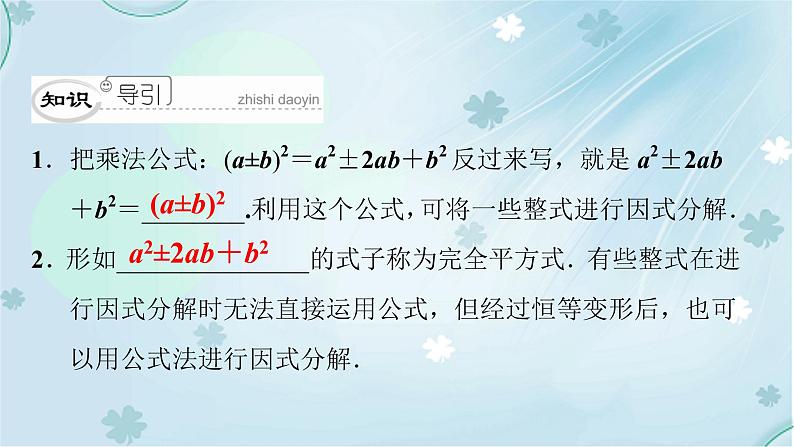 4.3公式法2  训练 作业第4页