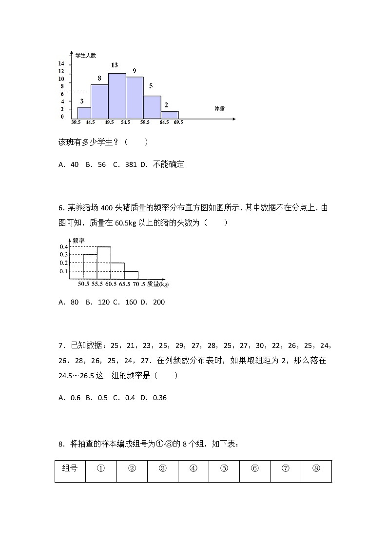 初中数学苏科八下第7章测试卷（2）02