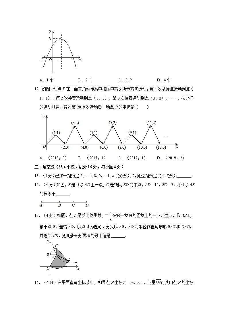 山东省日照市2020年中考适应性训练数学卷（试题+参考答案+答题卡）03