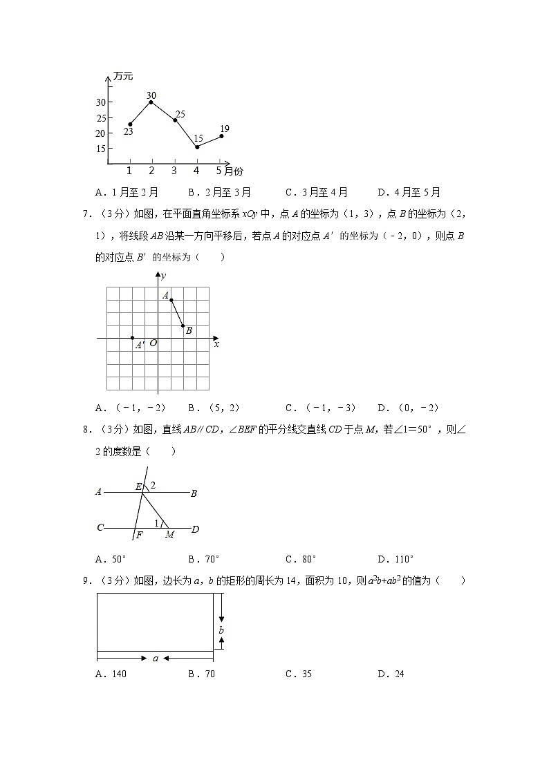 2019-2020学年北京二中教育集团七年级（下）期末数学试卷   解析版02