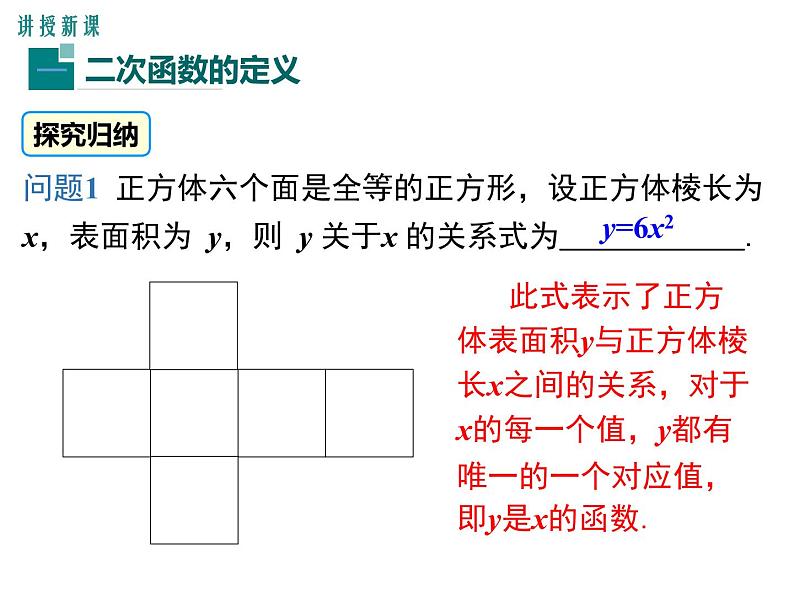 人教版九年级上册课件：22.1.1二次函数06