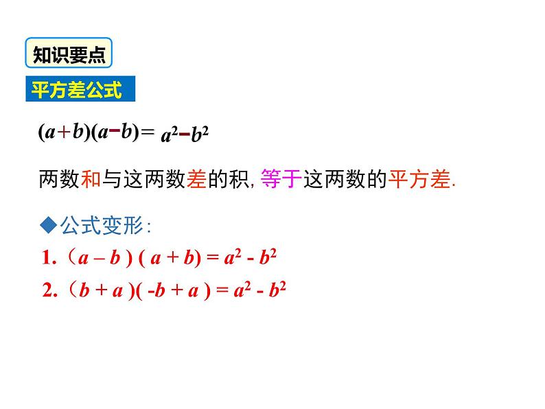 人教版八年级上册课件：14.2.1 平方差公式07