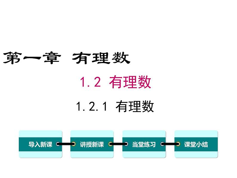 人教版七年级上册数学课件：1.2.1 有理数01