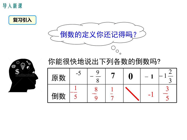 人教版七年级上册数学课件：1.4.2 第1课时 有理数的除法法则03