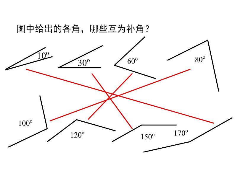 人教版七年级上册数学课件：4.3.3 余角和补角07