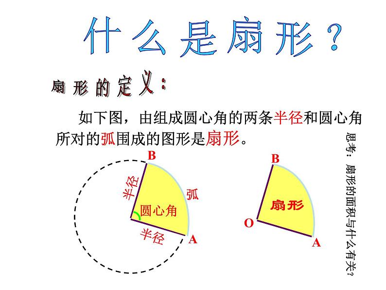 人教版九年级上册数学课件：24.4弧长和扇形面积（20张PPT）08