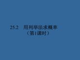 人教版九年级上册数学课件：25.2用列举法求概率 (共19张PPT)
