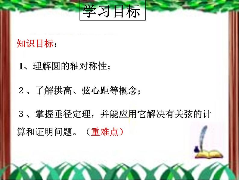 人教版九年级数学上册课件：24.1.2垂径定理(共15张PPT)02