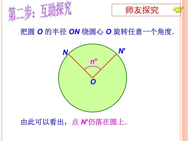 人教版九年级数学上册课件：24.1.3弧、弦、圆心角(共25张PPT)第7页