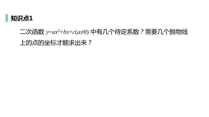 人教版九年级数学上册22.1二次函数的图象和性质课时6 同步教学课件(共22张PPT)05