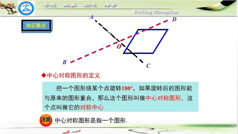 人教版九年级数学上册23.2.2：中心对称图形 课件 （25张ppt)05