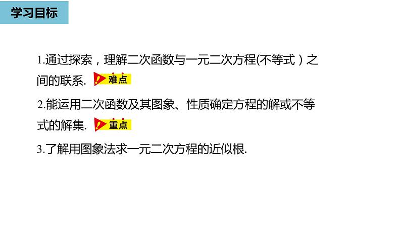 人教版九年级数学上册 22.2 二次函数与一元二次方程 同步教学课件(共31张PPT)03