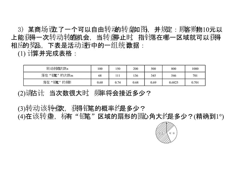 人教版数学九上25.3 用频率估计概率 同步上课课件(共20张PPT)07