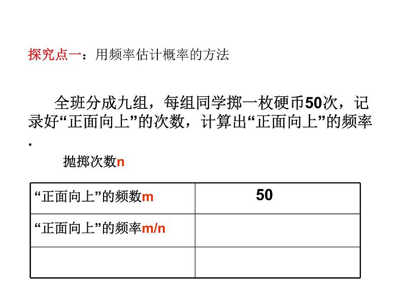 人教版数学九上25.3 用频率估计概率 同步上课课件(共20张PPT)08