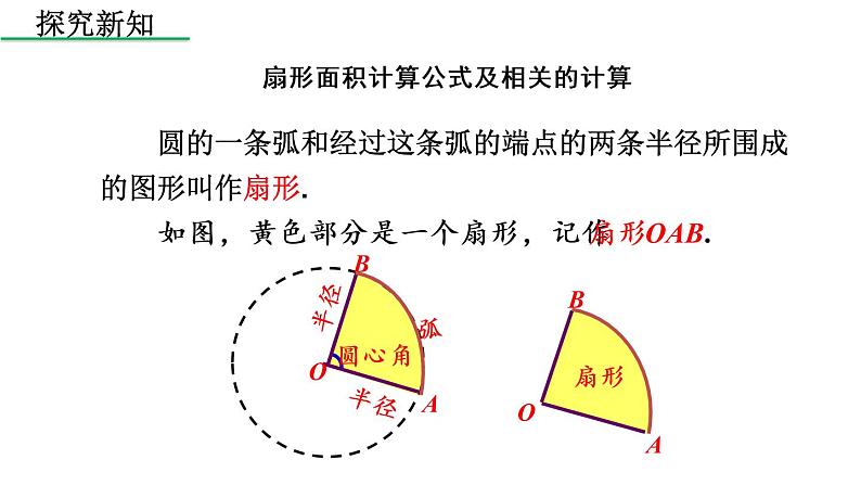 人教版数学九年级上册《24.4 弧长和扇形面积（1）》课件（共27张PPT）08