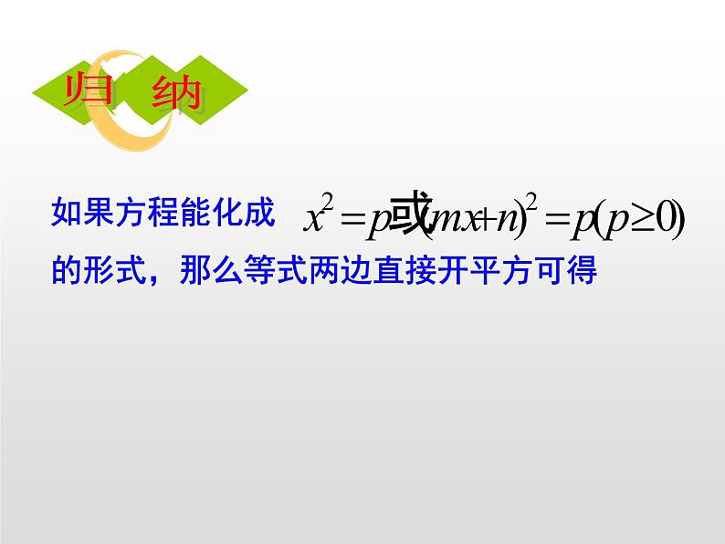 人教版数学九年级上册 21.2.1 配方法解一元二次方程 课件(共22张PPT)06