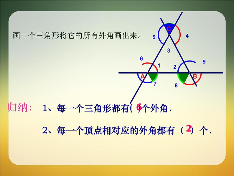 人教版数学八年级上册课件：11.2.2三角形的外角（18张PPT）06