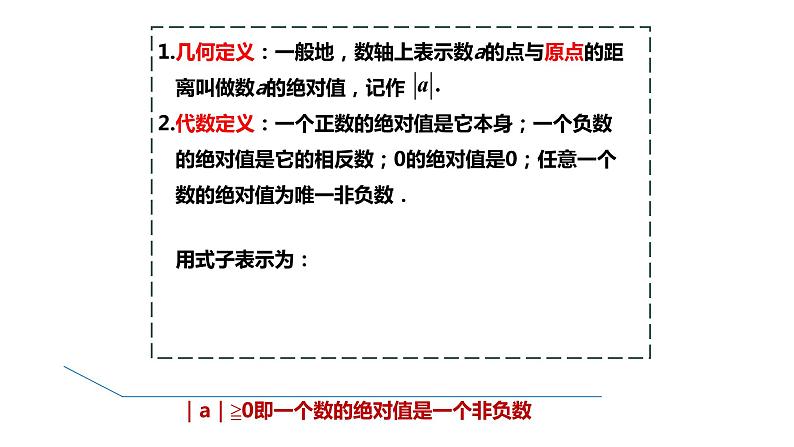 七年级(人教版)上册数学同步精品课件：1.2.4 绝对值（1）07