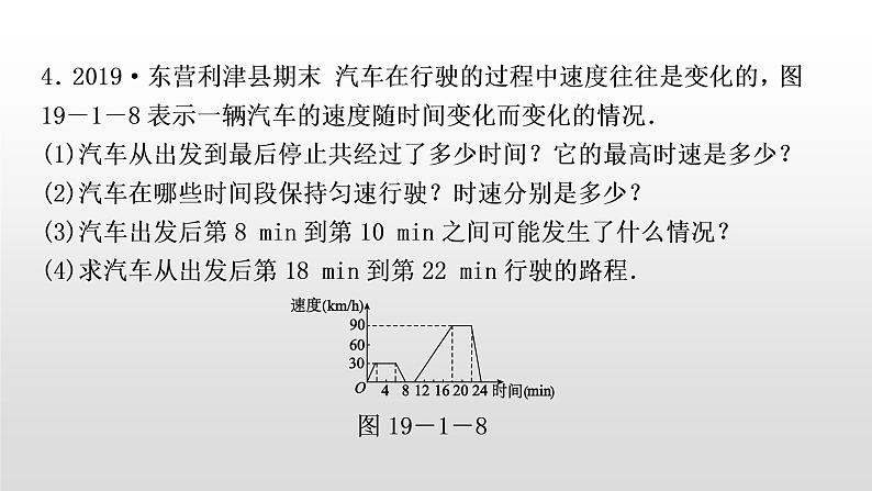 八年级数学下册同步练习课件 一次函数 函数的图象及其画法【精优】06