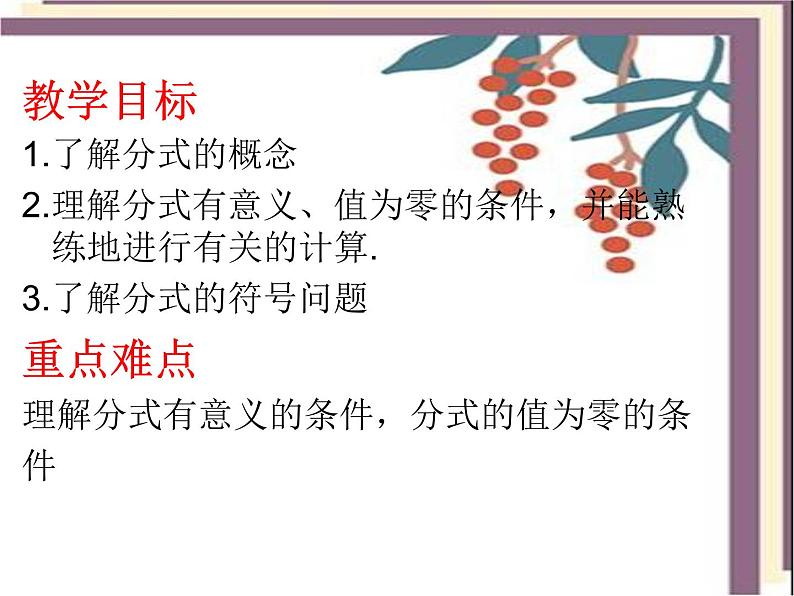 人教版八年级数学上册  15.1.1从分数到分式 课件(共21张PPT)03