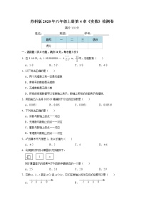 初中第四章 实数综合与测试练习