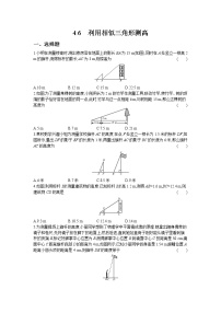 数学九年级上册6 利用相似三角形测高复习练习题